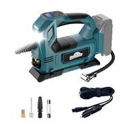 Cordless Tire Inflator Air Compressor for Makita 18V Battery, 150PSI Portable LED Light Handheld Air Pump with Digital Pressure Gauge for Cars Motorcycles Bikes Sport Balls(Battery Not Included)