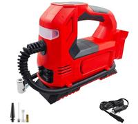 Cordless Tire Inflator Air Compressor Portable with Digital Gauge 160PSI 60L/min Auto Shut-Off for MK 18V For DCB 20V For MW Batteries Car For Bike Sports Ball(C)