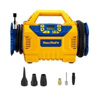 Cordless Tire Inflator Compatible with DeWalt 20V MAX Battery 160 PSI Portable High Pressure Air Compressor, 2.0Ah Battery & Fast-Charging Charger, Digital Gauge, Auto Shut Off, LED Light For Tires