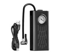 Cordless Tire Inflator - Portable Air Compressor with Pointer Pressure Gauge | 2400mAh USB-Charging Car Tyre Pump | Car Tire Pump Car Tyre Inflator | Air Pump for Car, Motorcycle Ball, Truck