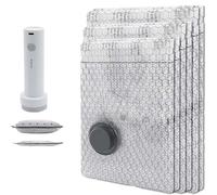 Cordless Travel Vacuum Storage Compression Bag with Rechargeable Pump,Portable Space Saver Vacuum Seal Bags for Clothes,Luggage & Home Storage for Travel (6pcs)