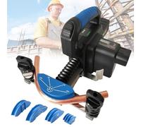 Cordless Tube Bender for Copper Aluminum Pipes, 0-90 Degree Adjustable, Handheld Pipe Bending Tool with Battery, for HVAC AC Repair Automotive
