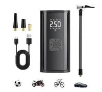 Cordless Tyre Inflator Air Compressor - Portable Digital Display Tyre Inflator, Electric Wireless Car Tire Pump with Air Pressure, Rechargeable Air Pump for Car Motorcycle Bicycles Balls