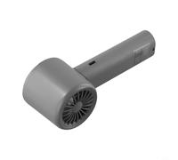 Cordless USB Powered Handheld Fan Featuring Turbocharged Design for on the Move (Gray)