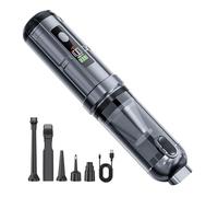 Cordless Vacuum & Air Blower Multifunction Car Interior Cleaner Compressed Air Duster Brushless Motor Keyboard Cleaners Portable Car Vacuum with LCD Display
