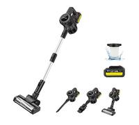 Cordless Vacuum Cleaner, 140W Suction, 65 Mins, LED Light for Pet Hair, Hard Floors & Carpets, Lightweight Hoover for Stairs, British Designed Cordless Hoover
