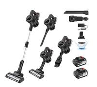 Cordless Vacuum Cleaner 450W/35Kpa,40Mins Stick Vacuum,6-in-1 Cordless Vacuum Cleaner withWashable HEPA Filter,Vacuums for Hardwood Floor Carpet Pet Hair