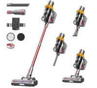 Cordless Vacuum Cleaner 48Kpa/580W/60Min, Rechargeable Wall-Mounted/1.5L Vacuum Cleaners for Home, Anti-Tangle Self-Standing Vacuum with Touch Screen, Upright Vacuums for Pet/Hardwood Floor/Carpet/Car