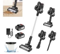 Cordless Vacuum Cleaner 550W/45Kpa Lightweight Stick Vacuum with LED Display, Max 60 Min Runtime Self-Standing Upright Vacuum Lightweight Handheld Vacuum Cleaner for Home Pet Hair Carpet Hard Floor