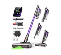 Cordless Vacuum Cleaner, 65Mins 600W 50KPA Stick Vacuum Cordless with V-Shape Anti-Tangle Brush, Aromatherapy Release, 1.8L Dust Cup One-Touch Empty, Powerful Vacuum for Home Floors/Pet Hair/Car/Stair