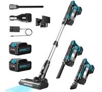 Cordless Vacuum Cleaner 700W 60KPA Vacuum Cleaners for Home,LED Countdown Display, Self Standing Hoover for Floors, Carpet & Pet Hair