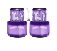 Cordless Vacuum Cleaner Accessories,Compatible For Dyson V11 SV14 V15 SV15 Parts 970013-02 Hepa Filter Replacement Cyclone Absolute Pets (Color : 2Pcs Purple)