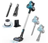 Cordless Vacuum Cleaner, Lightweight Upright, Compatible with MakIta 18v Batteries, 3 Suction Modes, 375W 45Kpa, with Flexible 180° Swivel Cordless Vacuum Cleaner for Hardwood Floors (without battery)