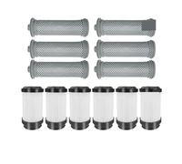 Cordless Vacuum Cleaner Pre Post Filter Filter Element Spare Part Replacement Cleaning Accessories，Compatible For Tineco PURE ONE S15 (Color : 12pcs)
