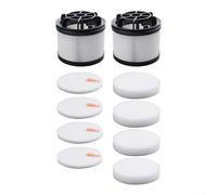 Cordless Vacuum Cleaner Replacement Filter Kit with 4 Pre-Motor and 2 Post-Motor Compatible with LVAC-200 Vacuum Cleaner