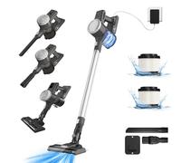 Cordless Vacuum Cleaner, Upgraded 30Kpa Suction 200W Brushless Motor Cordless Stick Vacuum Cleaner, 2 Speeds, Lightweight Handheld Vacuum for Home Pet Hair Carpet Hard Floor, Up to 40mins Runtime