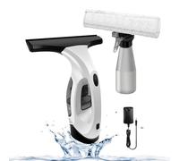Cordless Vacuum Cleaners Handheld Window Vacuum Cleaner, Electric Window and Glass Cleaner, Squeegee Soft Head, 30min Running Time, 280mm Suction Nozzles, 150ML Water Tank
