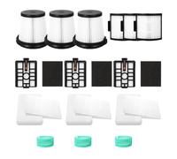 Cordless Vacuum Filter Replacement 3 Pre Motor Filters & 3 Assemblies for Enhanced Cleaning，Compatible for Shark IW3511 Detect Pro