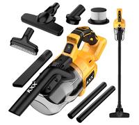 Cordless Vacuum for De-Walt 20V Battery, 5 in 1 Handheld Electric Vacuum Cleaner with 500W Powerful Motor, 46 CFM Portable Hand Vacuum with Filtration HEPA for Floor, Carpet, Car (Not include Battery)