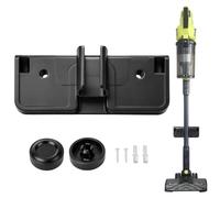 Cordless Vacuum Wall Mount Holder for Ryobi One+ Hp 18V Stick Vacuums | Fits for Ryobi One+ Hp 18V Stick Vacuums PBLSV716, PBLSV716B, PBLSV716K, PCL720, PCL720B, PCL720K, with Replacement Wheels