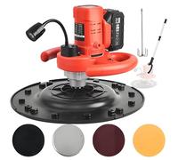 Cordless Wall Sander, Brushless Electric Drywall Polisher, 360° Led Light, for Putty, Plaster, Cement ,Set3