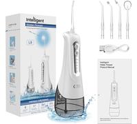Cordless Water Dental Flosser Teeth Pick Portable Rechargeable Flossers Oral Irrigator with 4 Modes,IPX7 Waterproof Floss for Deep Cleaning and Gum Care,Ideal for Home Use, Daily Shower, and Travel