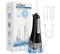 Cordless Water Flosser for Teeth & Gum Care - Portable Rechargeable Oral Irrigator - 4 Modes & IPX7 Waterproof for Home, Travel & Shower Use