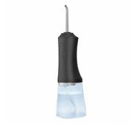 Cordless Water Flosser for Teeth - Portable Oral Irrigator with 300ml Detachable Water Tank & 4 Replacement Jet Tips - IPX7 Waterproof, 3 Cleaning Modes & USB Rechargeable for Home and Travel (Black)