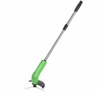 Cordless Weed Trimmer & Edger for Lawn & Garden - Lightweight Grass Strimmer with Zip Trim Cutter (Requires 6 AA Batteries, Not Included)