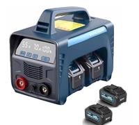 Cordless Welding Machine 3000W, DC MMA Arc Welder with 1.8'' LCD Display, Hot Start, Includes 2 x 6000mAh Batteries, Portable Stick/Flux Core Welder