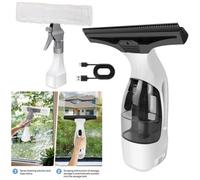 Cordless Window Cleaning Vac Rechargeable Vacuum Cleaner Squeegee Lightweight