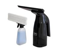 Cordless Window Vac Rechargeable 12W Vacuum Cleaner Squeegee 100ml Black