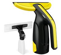 Cordless Window Vac Set with Washer Bottle, Run Time: 40 min, Streak-Free | Suction Nozzle: 280 mm, Dirty Water Tank: 200 ml, Spray Bottle with 2 Detachable Microfibre Cloth, Condensation Removal