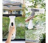 Cordless Window Vac with 3500mAh Battery, Charger, 150ml Water Tank & Spray Bottle with Microfibre Cloth, 3.8VElectric Window Cleaner, 2000pa Powerful Suction Window Cleaning Machine for Tiles, Glass