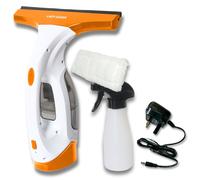 Lightweight Window Vacuum Cleaner Cordless 30 Min Run Time, 280mm Squeegee Window Vac, 1.8Kpa Suction Power