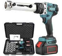 Cordless Wire Stripper for Low & High Voltage Cables, 2-Speed Motor, Powered by 2x18V Lithium Batteries, Stripping Tool for 50-300 mm² Cables