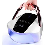 Cordless Wireless UV LED Nail Dryer ，96W Rechargeable UV LED Nail Lamp with Portable Handle and USB Port, Multi-Function UV Gel Polish Nail Lamp Light for Nails Art Polish Manicure