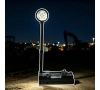 Cordless Work Light, 4500lm Rechargeable Floodlight & Spotlight, Adjustable Height 70-280 cm, Wide Coverage, 2 Ways to Carry for Versatile Lighting Solutions