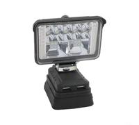 Cordless Work Light Compatible With 18v For Battery, High Lumen Led Floodlight With Heat Dissipation, Rotatable Head For Vehicle Maintenance, Black, 6 Inch(4inch)