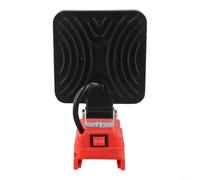 Cordless Work Light LED Floodlight for Job Site Outdoor Use, Adjustable Brightness Rotatable Head, Compatible with 20V for battery, Compact Metal Housing for Vehicle Maintenance and Ca(B)