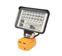 Cordless Work Light with Dual USB Charging Ports, Perfectly Suited for 20V Max Lithium Ion Battery Compatibility (6inches)