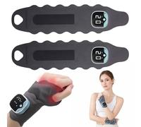 Cordless Wrist Heating Pad, Adjustable 3 Heat Levels Hand, Rechargeable Wrist Tendon Massager, Wearable Hand Heating Pad, for Office,Outdoor Sport (2PCS)