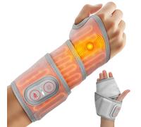 Cordless Wrist Heating Pad, Heated Wrist Brace with Vibration, Heating Pad for Elbow Wrist Ankle with 3 Heats and Vibrations Modes