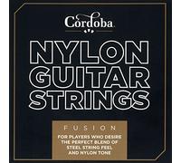Cordoba Nylon Guitar Strings, Set of 6, Fusion Tension, Brown