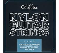 Cordoba Nylon Guitar Strings, Set of 6, Hard Tension, Blue