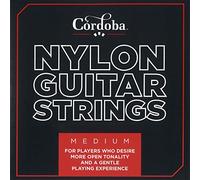 Cordoba Nylon Guitar Strings, Set of 6, Medium Tension, Red