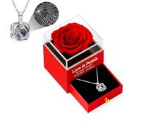 Cordovelle Gifts for Women Preserved Rose Eternal Flowers with Gift Box Eternal Roses for Delivery Prime Birthday Gifts for Grandma Wife Sister Christmas Anniversary Eternal Roses (red)