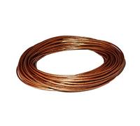 Cords Craft 1mm Metallic Round Leather Cord for Jewelry Making, Beading & Braiding Work, Leather Cording Bracelet (Metallic Copper) 10 Meters