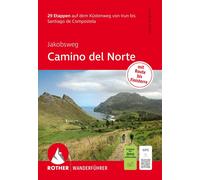 Cordula Rabe Jakobsweg - Camino del Norte, Rother Wanderführer: 29 E (Paperback)