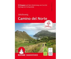 Cordula Rabe Jakobsweg - Camino del Norte, Rother Wanderführer: 29 E (Paperback)
